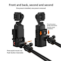 Miniatyrbillede 3 af 5: Beskyttelsesramme til DJI OSMO POCKET 3 Aluminium Extend Adapter Sort36