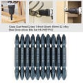 Pikkukuva 4 / 7: 65 mm kaksoispää S2 seosteräs ruuvimeisselin set (10 kpl) - 1/4" varsi, H6.3*65, PH2