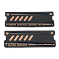 Miniatyrbillede 5 af 8: Hukommelseskøling køleplade grafen Hurtig ledning Stabil Holdbar kobber køleplade til DDR4 DDR5 Laptop Hukommelse 2 stk.