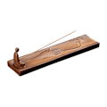 Miniatyrbilde 1 av 5: Keramisk Røkelsesbrenner Håndverks Ornament Røkelseskar Dekorasjon for Yoga SPA Kontor 23.7 x 5.4 x 5.6cm