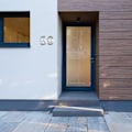 Miniatyrbilde 5 av 5: 50*35*6mm Børstet Moderne Husnummer, Gatenummer, Husnummerskilt og Postkassenummer for Hus Leilighet Hotelldør Sølv (Nummer 9 Null)