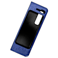 Pikkukuva 8 / 8: Nahkakotelo matkapuhelimelle, naarmuuntumaton suojakotelo Samsung Galaxy Z Fold 1 W20 -puhelimelle (sininen)