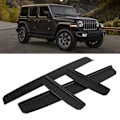 Miniatyrbild 5 av 8: 4 st Car Threshold Dekoration Trim Passar för Jeep Wrangler JK 4 Dörrar 2018+ Svart