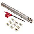 Pikkukuva 1 / 5: Bap 300r C14-14-130 Jyrsintyökalun Pidike 12 X 130mm + 10kpl Apmt1135pder Terät + Avain