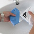 Miniatyrbillede 7 af 7: Dobbeltsidet magnetisk vinduesrenser til P3-8mm glas - Blå trekantform