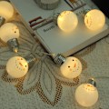 Pikkukuva 7 / 8: 1,5M 10 LED-valoa Fairy String DIY Festival Puutarhapihan koristelu Lämmin valkoinen