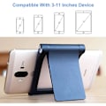 Miniatyrbillede 2 af 5: Sort 360 graders foldbar telefonholder
