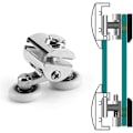 Miniatyrbilde 2 av 3: 23MM 2 stk Doble Dusjruller for Erstatningshjul til Bunn Dusjdør