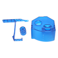 Miniatyrbilde 3 av 8: Fjernlagringskortmonteringssett Varmeavledning 3D-utskrift Lagringskortforlengeradapter for Dreamcast GDEMU Transparent Blå