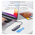 Miniatyrbild 4 av 5: M2 SSD-fodral M.2 NVMe NGFF SATA SSD-kapsling Adapter 10 Gbps