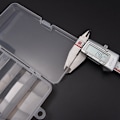 Miniatyrbillede 8 af 8: 5 rum Fly Lure Box Fiskeri Grej Opbevaringsboks Ske Søm Bait Grej Etui
