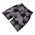 Miniatyrbillede 2 af 8: Yogashorts med høj talje til kvinder Tie Dye Elastisk åndbar numseløft Fitness Atletisk træningsshorts Sort M