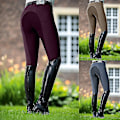 Miniatyrbilde 4 av 5: Høy midje skinny ridebukse for kvinner - perfekt for hesteveddeløp M hvit