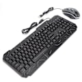 Miniatyrbillede 3 af 8: Tastatur og musesæt Multi-Model Computere Lysende kablet 4D spil hardware combo til Windows PC-gamere