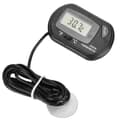 Miniatyrbillede 2 af 8: Digital LCD Sensor Akvarium Vand Termometer Controller Ledningsført Akvarietilbehør Sort