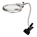Miniatyrbilde 5 av 8: Klemme forstørrelsesglass 2X og 6X dobbel linse fleksibel slange 2 LED-er Clip On Lupe med lys