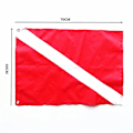 Miniatyrbillede 5 af 5: 2 Stykker Dykning Dykker Ned Flag Sikkerhedssignal Markør Banner Bådflag