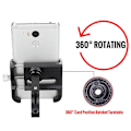Miniatyrbild 3 av 5: 360° Rotationscykeltelefonhållare i Aluminiumlegering för iPhone 15/14 Pro Max, X/Xr/Xs, 8 Plus och Samsung S30/S10/S20/Note30/20