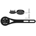 Miniatyrbillede 3 af 8: Sort aluminiumslegering Holdbar cykelcomputerbeslag Holder til cykel Cykeltilbehør