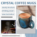 Miniatyrbilde 4 av 5: Mineral Krystall Kaffekopp Kvarts Stein Kopp A