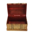 Pikkukuva 6 / 8: Vintage puinen korurasia Etusivu Tyylikäs kaulakoru case Organizer Säiliön koristelu Kulta