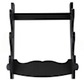 Miniatyrbilde 4 av 4: 3-lags veggmontert samurai-sverd katana holder stativ rack display