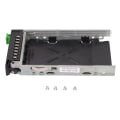 Miniatyrbilde 1 av 8: Harddiskbrett 2,5 tommer Sølv Svart SAS SATA HDD-brett Caddy for Fujitsu for Primergy RX600 RX300 RX90