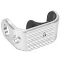 Miniatyrbild 6 av 8: Cykel E-formad spänne Aluminiumlegering Plast polerad Lättdesign Cykelkrok E-spänne för BromptonSilver