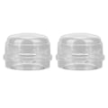 Miniatyrbilde 5 av 8: 2 stk Gasskomfyr knottdeksler Barnesikkert gasskomfyr knottdeksler Protector for Home KitchenTransparent