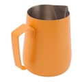 Miniatyrbillede 7 af 8: 450 ml mælkeskummerkande i rustfrit stål 304 til mælkeskummerkande til kaffebar, hjem, orange