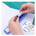 Miniatyrbilde 4 av 8: Swing Heftemaskin ABS Metall Material 50 stk Papirfester 20 Ark Kapasitet Skrivebord Heftemaskiner for Kontor Skole Blå