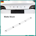 Miniatyrbild 1 av 5: Tesla Model X S Bagagelucka Panel Badge - 3D Matt Svart Tesla Text