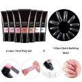 Miniatyrbild 2 av 7: Nagelgel-set Gelbyggare Nagelset med Förlängningsgel Nagelförlängningsformer Nagellampa Nagelfil för Nagelmanikyr Nybörjarstartset