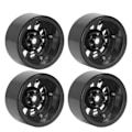 Pikkukuva 7 / 8: 4 kpl 2,2 tuuman pyörän vanteen napa alumiinia Traxxas Defenderille Axial SCX10 II 90046 90047 1/10 RC Crawler musta