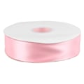 Miniatyrbillede 1 af 8: Pink dobbeltsidet polyesterbånd 100yd længde 1,57in bredde blødt stof bånd til indpakning af slik kage
