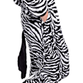 Pikkukuva 4 / 5: Funziez! Aikuisten pehmoeläin ja merieläin Halloween-asu Medium Zebra