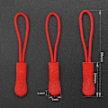 Miniatyrbillede 5 af 5: Zip Pull Tabs - 80 stk, tøj, rygsække, kufferter, håndtasker, punge