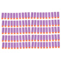 Miniatyrbild 2 av 8: 100 st Universal Short Dart High Density EVA Soft Shot Harmless Toy Refill för olika Shooting Toy Lila