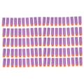 Pikkukuva 2 / 8: 100 kpl Universal Short Darts High Density EVA Soft Shot Harmless Lelutäyttö erilaisille Ammuntaleluille Violetti