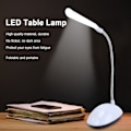 Miniatyrbild 3 av 5: LED-läslampa för barn, vit 360° flexibelt ögonskydd justerbar sänggavellampa i sovrummet