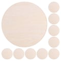 Miniatyrbillede 1 af 5: 10 stk. runde træstykker til hobbyprojekter DIY julepynt 15 cm
