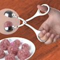 Miniatyrbillede 4 af 4: Non-Stick Rustfrit Stål Kødklemmer Sæt 2 Stk Kage Glasur Cookie Dej Ske Køkkenredskaber