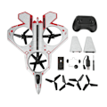 Miniatyrbillede 3 af 8: 2,4 GHz RC-flyvemaskine EPP-skum Sølv 50 m Kontrol Afstand Høj Hastighed Coreless Motor RC Flyvemaskine Glider Legetøj til Over 14