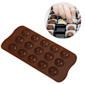 Miniatyrbillede 7 af 8: Kageform Ansigt Formet DIY Slik Chokolade Silikoneform Køkken Bage Tilbehør Ansigt