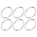 Miniatyrbillede 4 af 8: 20 stk. metalringe 4x32mm jern robuste holdbare multifunktionelle udsøgte metal O-ringe sølv