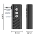 Miniatyrbillede 4 af 5: Bluetooth 5.3 Sender Modtager 3-I-1 USB Adapter Audio Modtager