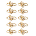 Miniatyrbilde 8 av 8: 10 stk Turn Lock Solid Slitesterk legeringsmateriale Bred Klassisk stil Vrilåsfeste for Veske Veske Håndveske DIY