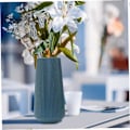 Miniatyrbild 4 av 5: Elegant Rund Geometrisk Plastblomvas Modern Stil Hög Golvvas Skrivbordsdekoration