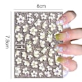 Miniatyrbild 2 av 5: Nagelsticker 5d Utsökt Präglad Nageldekoration Självhäftande Nageldekoration Blomma Snideri Design Akryl Nagel
