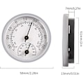 Miniatyrbild 5 av 5: Hygrometer Termometer, Fuktighetssensor Monitor Detektor Mätningar, Analog Termometer Används i Inomhus/Utomhus Uteplats Våt Miljö